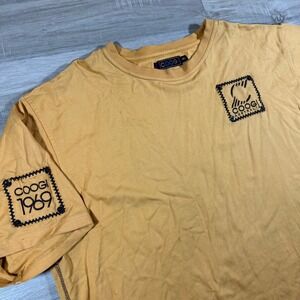 Vintage Coogi Australia Authentic Embroidered‎ Shirt Size 2XL Heavy Cotton